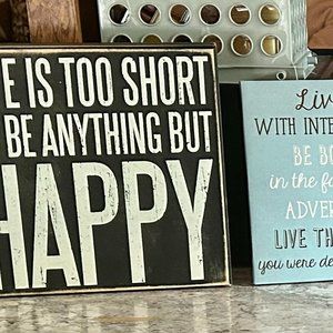 Set of Six Motivational Signs